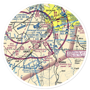 Homeport Airport (11WA) VFR Sectional Sticker (30 mile)
