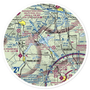 Diedrich Seaplane Base (11WN) VFR Sectional Sticker (30 mile)