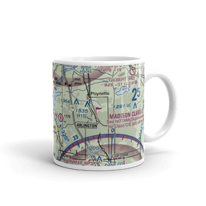 Diedrich Seaplane Base (11WN) VFR Sectional  Mug