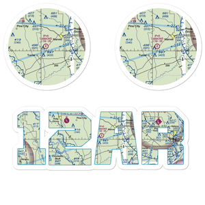 Gibbons Airport (12AR) VFR Sectional Sticker Pack