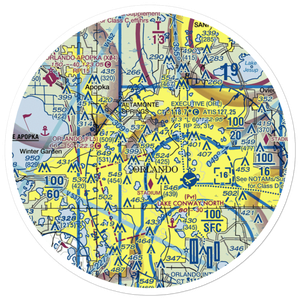 Timberlachen Seaplane Base (12FL) VFR Sectional Sticker (30 mile)