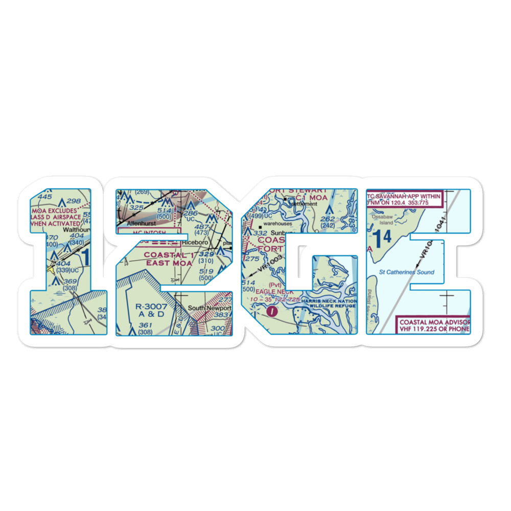 Harvest Lake Seaplane Base (12GE) VFR Sectional Sticker 