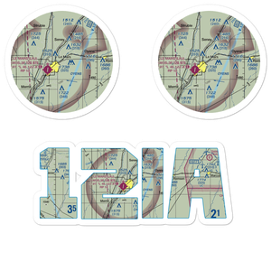 Plueger Airfield (12IA) VFR Sectional Sticker Pack