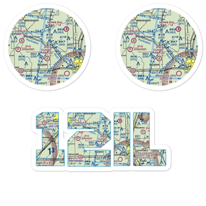 Hawker Airport (12IL) VFR Sectional Sticker Pack