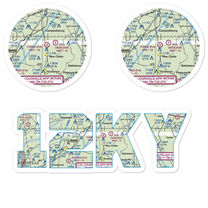 John M. Foree Airport (12KY) VFR Sectional Sticker Pack