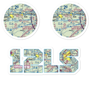 Hains Airstrip (12LS) VFR Sectional Sticker Pack