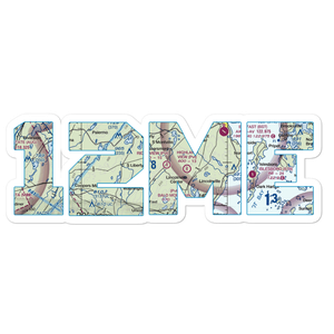 Ridgeview Airport (12ME) VFR Sectional Sticker