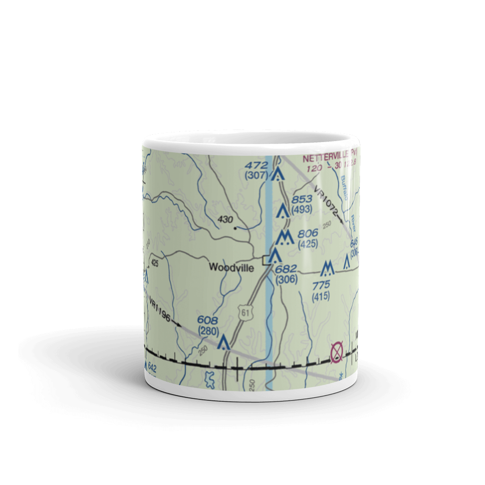 Green Acres Airport (12MS) VFR Sectional  Mug 