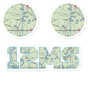 Green Acres Airport (12MS) VFR Sectional Sticker Pack