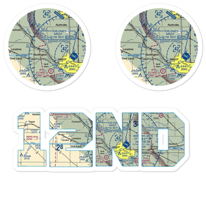 Pietschtree Airstrip (12ND) VFR Sectional Sticker Pack