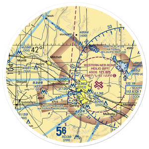 Reisig Brothers Airport (12NE) VFR Sectional Sticker (30 mile)