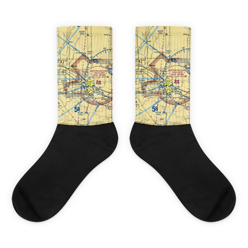 Reisig Brothers Airport (12NE) VFR Sectional Socks 