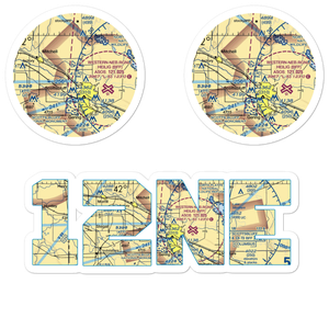 Reisig Brothers Airport (12NE) VFR Sectional Sticker Pack