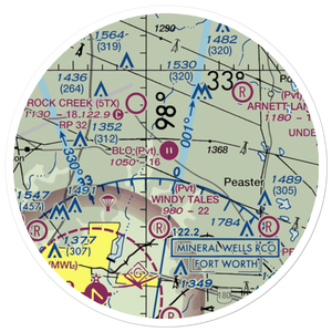 Blo Airport (12TS) VFR Sectional Sticker (20 mile)