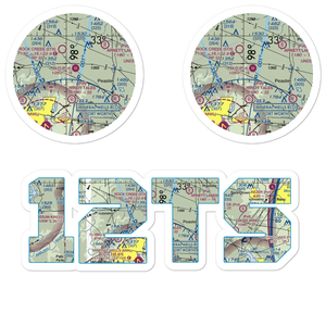 Blo Airport (12TS) VFR Sectional Sticker Pack