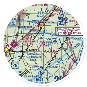 Maine Prairie Airport (13CL) VFR Sectional Sticker (20 mile)