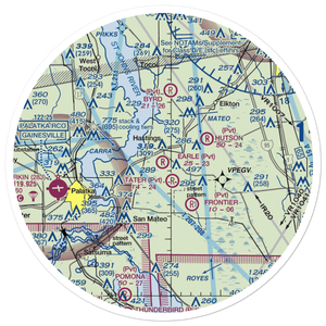 Earle Airpark (13FA) VFR Sectional Sticker (30 mile)
