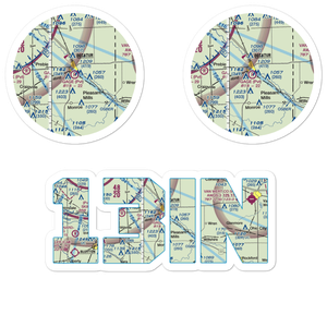 Gage Airport (13IN) VFR Sectional Sticker Pack