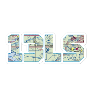 Tee Brad's Airport (13LS) VFR Sectional Sticker
