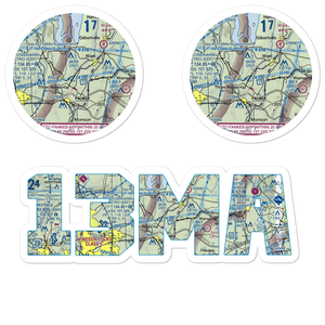 Metropolitan Airport (13MA) VFR Sectional Sticker Pack