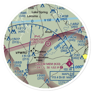 Domeyer Airport (13MO) VFR Sectional Sticker (20 mile)