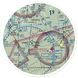 Domeyer Airport (13MO) VFR Sectional Sticker (30 mile)