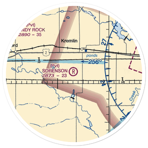 Sorenson Airport (13MT) VFR Sectional Sticker (20 mile)
