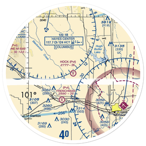 Hock Airport (13NE) VFR Sectional Sticker (30 mile)