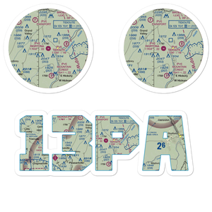 Rigrtona Airport (13PA) VFR Sectional Sticker Pack
