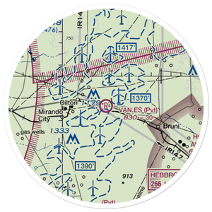 Van Es Ranch Airport (13TS) VFR Sectional Sticker (20 mile)