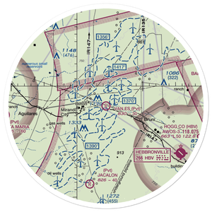 Van Es Ranch Airport (13TS) VFR Sectional Sticker (30 mile)