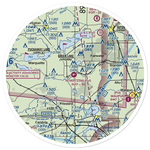 Nowatzski Field (13WI) VFR Sectional Sticker (30 mile)