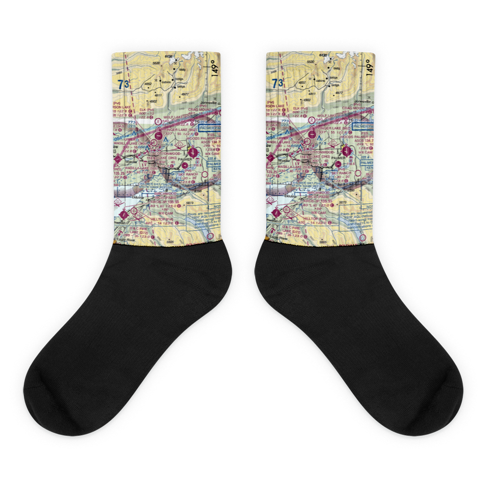 Four Corners Airport (14AK) VFR Sectional Socks 