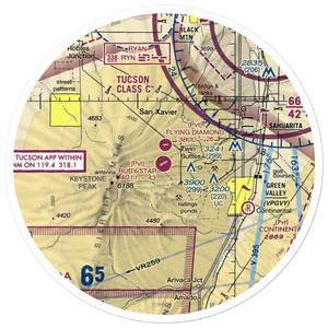 Ruby Star Airpark (14AZ) VFR Sectional Sticker (30 mile)