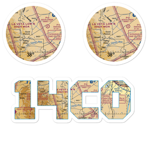 Good Pasture Airport (14CO) VFR Sectional Sticker Pack