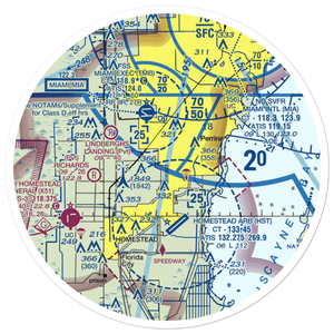 Burrs Strip (14FA) VFR Sectional Sticker (30 mile)