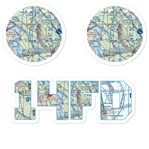 Sunshine Farms Airport (14FD) VFR Sectional Sticker Pack