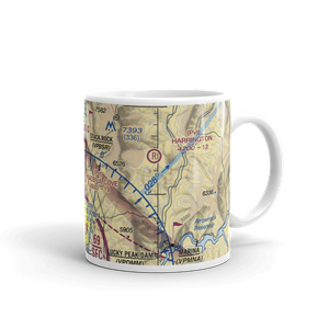 Peaceful Cove Airport (14ID) VFR Sectional  Mug