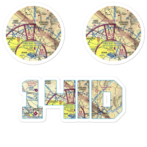 Peaceful Cove Airport (14ID) VFR Sectional Sticker Pack