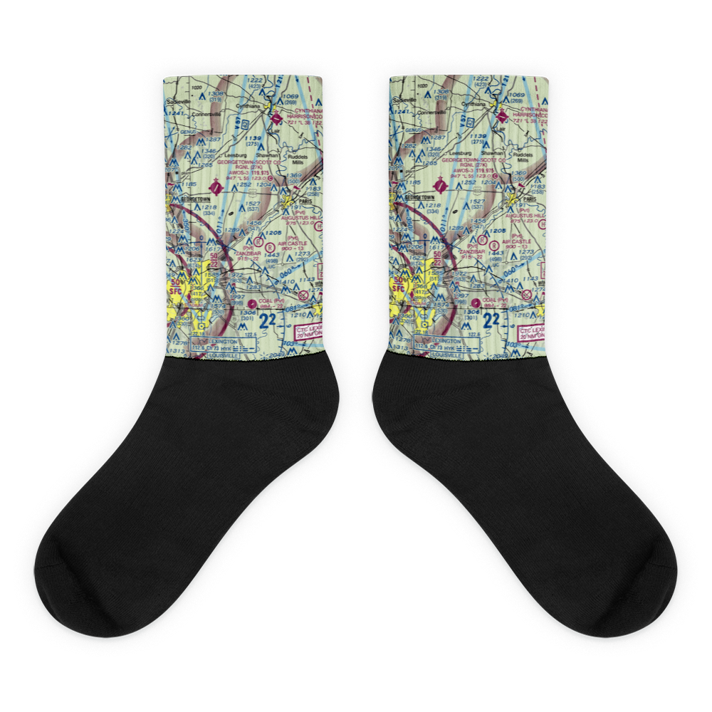 Blue Haven Farm Airport (14KY) VFR Sectional Socks 