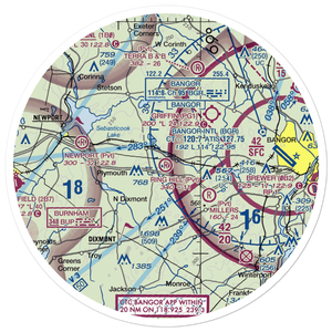 Ring Hill Airport (14ME) VFR Sectional Sticker (30 mile)