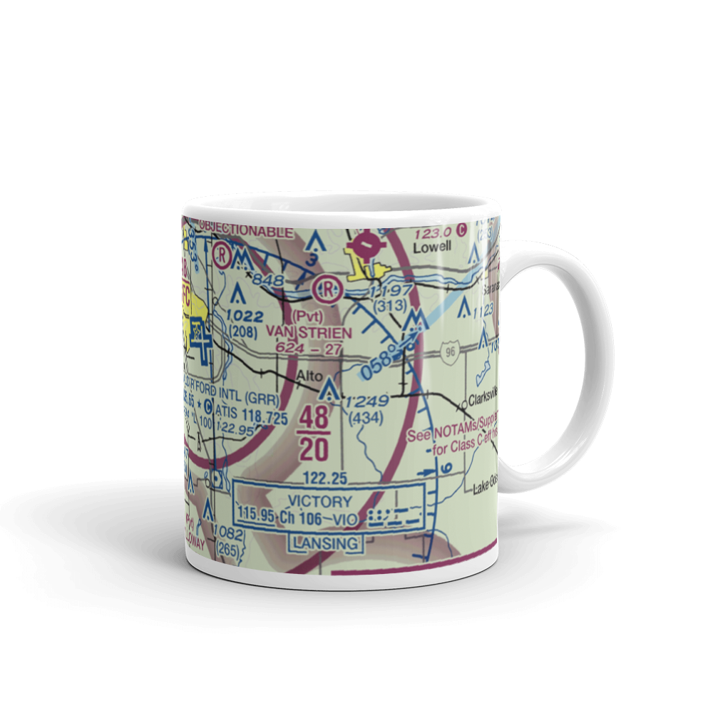 East-West Paris Airport (14MI) VFR Sectional  Mug 