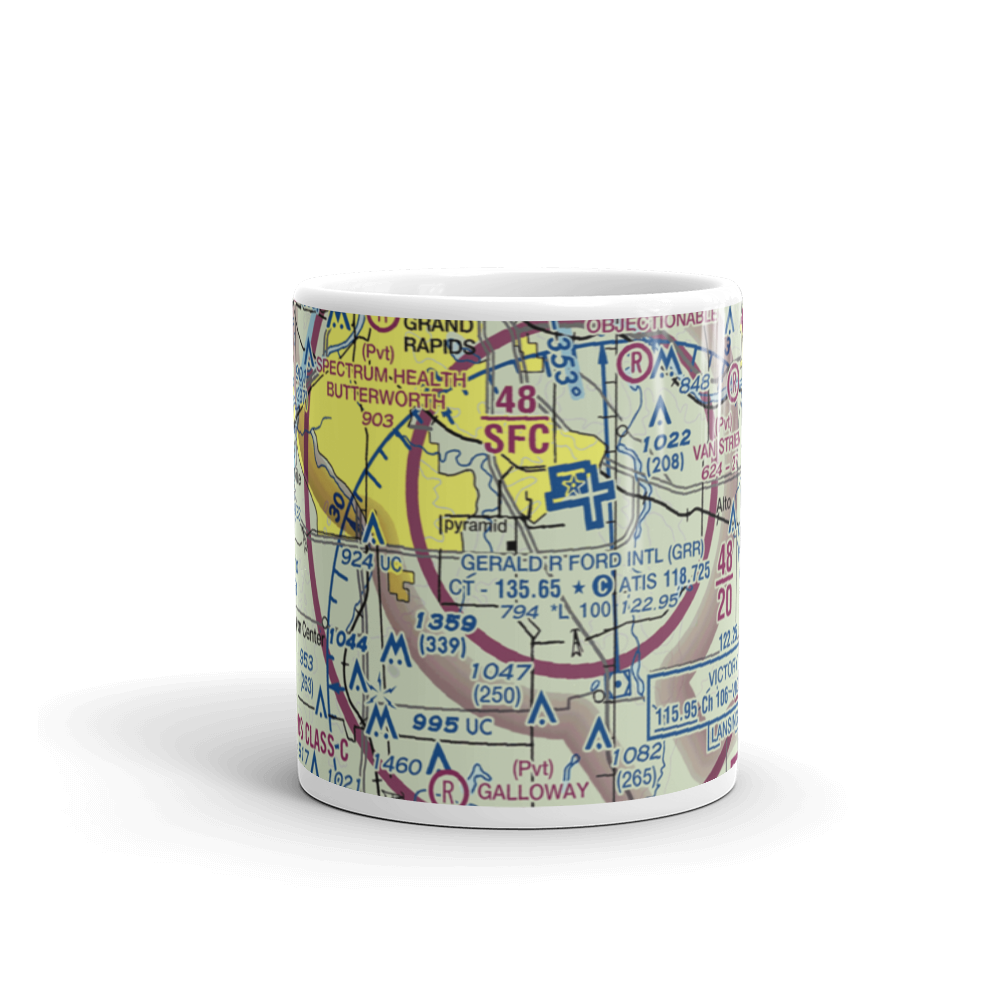 East-West Paris Airport (14MI) VFR Sectional  Mug 