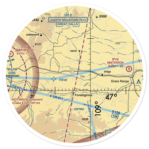 Holland Ranch Airport (14MT) VFR Sectional Sticker (30 mile)