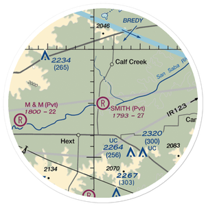 Smith I-Ranch Airport (14TE) VFR Sectional Sticker (20 mile)