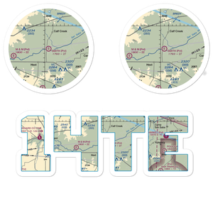 Smith I-Ranch Airport (14TE) VFR Sectional Sticker Pack