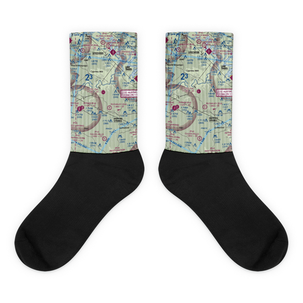 Keyes Ranch Airport (14TX) VFR Sectional Socks 