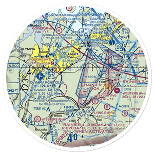 Lz Ranch Airport (14WA) VFR Sectional Sticker (30 mile)