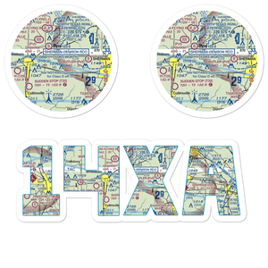 Sherman (Frog Pond) Airport (14XA) VFR Sectional Sticker Pack