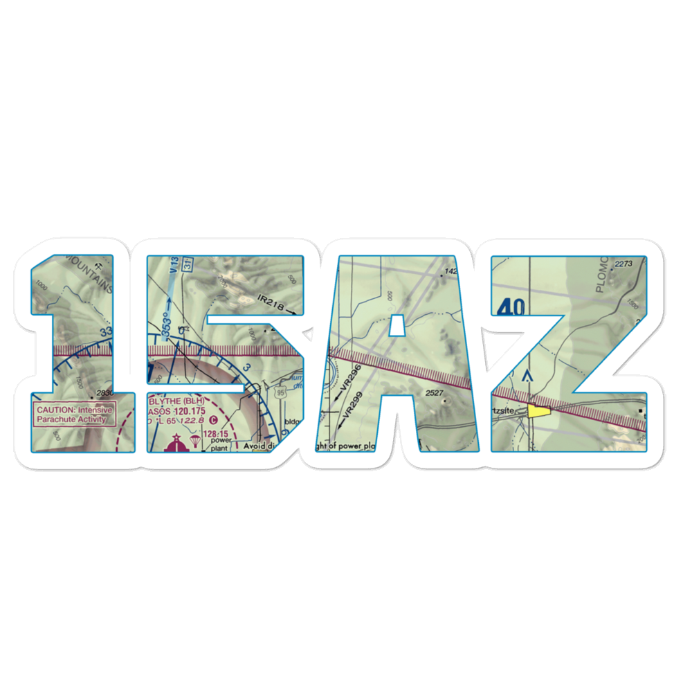 Quail Mesa Ranch Airport (15AZ) VFR Sectional Sticker 